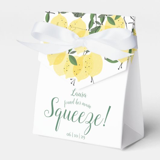 Ballotins Favors de mariage Main Squeeze Lemons (Verso)