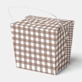 Ballotins Faye et Lauren Brown Gingham (Arrière)