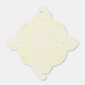 Ballotins Faye et Lauren Pastel En vichy jaune (Déplié)