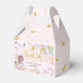 Ballotins fée de jardin enchanté rose, anniversaire papillon (Arrière)