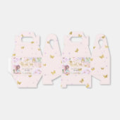 Ballotins fée de jardin enchanté rose, anniversaire papillon (Déplié)