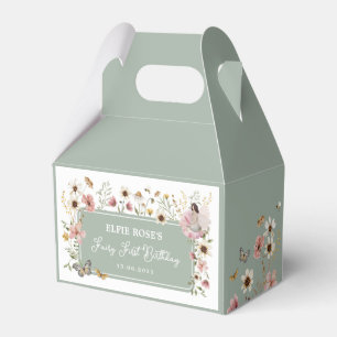 Ballotins Fée fleur sauvage Sage Green Garden Tea Party