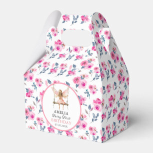 Ballotins Fée Première aquarelle Florale Filles 1er annivers