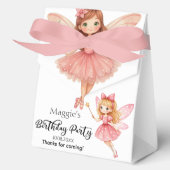 Ballotins Fées roses de charme Fête d'anniversaire (Recto)