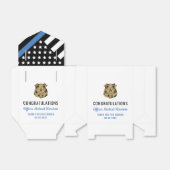 Ballotins Félicitations à la Police Blue Line Flag (Déplié)