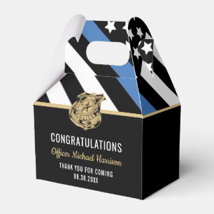 Ballotins Félicitations à la Police Blue Line Flag