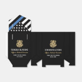 Ballotins Félicitations à la Police Blue Line Flag (Déplié)