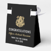 Ballotins Félicitations à la Police Blue Line Flag (Arrière)