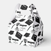 Ballotins Félicitations Casquette diplômé et collage du dipl (Arrière)