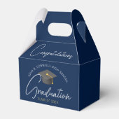 Ballotins Félicitations Navy Blue 2025 Graduation Party (Verso)