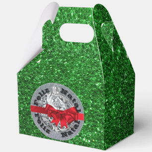 Ballotins Feliz Natal Green Silver Red Ballotin