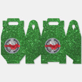 Ballotins Feliz Natal Green Silver Red Ballotin (Déplié)