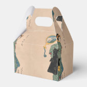 Ballotins Femme japonaise Kimono : Ukiyo-e Woodblock Imprime (Arrière)