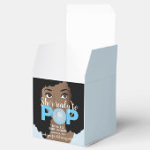 Ballotins Femme noire, Prête à la pop, Bubblegum, Bleu (Ouvert)