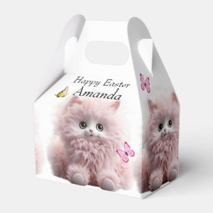 Ballotins Fer Kitten Rose & Papillons Pâques
