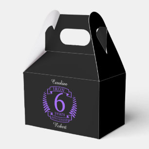 Ballotins Fer mariage anniversaire 6 ans