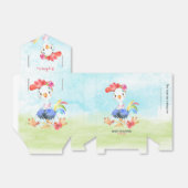 Ballotins Ferme de Baby shower de coq écolière (Déplié)