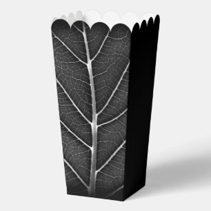 Ballotins Fermeture de la feuille brillante noire et blanche