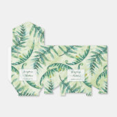 Ballotins Fern Vert Mariage Faveur Boîtes (Déplié)