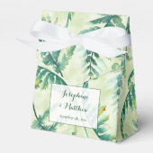 Ballotins Fern Vert Mariage Faveur Boîtes (Verso)