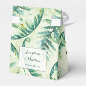 Ballotins Fern Vert Mariage Faveur Boîtes (Arrière)