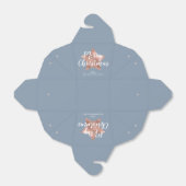 Ballotins Festif Dusty Blue Joyeux Noël (Déplié)