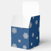 Ballotins Festif hiver Silver Blue Snowflakes Entreprise (Ouvert)