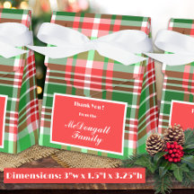 Festif personnalisé Rouge Vert blanc Noël