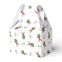 Festif Vert Et Rouge Kasky Reindeer de Noël