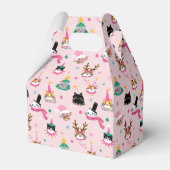 Ballotins Festive Chat Faces en Motif Casquette de vacances (Arrière)