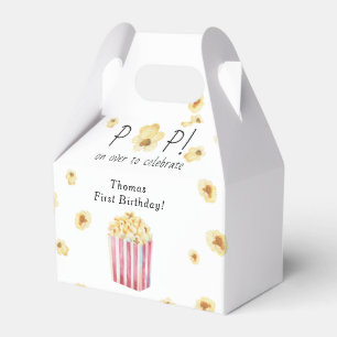 Ballotins Fête Anniversaire de enfant de Popcorn Watercolor