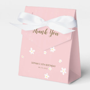 Ballotins Fête Anniversaire Rose Daisées Sweet Girly Script