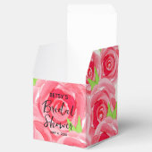 Ballotins Fête "Aquarelle Roses Roses 2" (Ouvert)