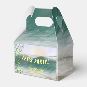 Ballotins Fête artistique Ocean Beach Party Favor Box Celebr