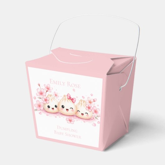 Ballotins Fête Bébé Fille Mignonne Boulette (Verso)