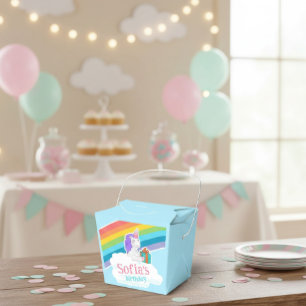 Ballotins Fête d'anniversaire arc-en-ciel licorne mignonne
