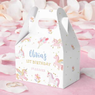 Ballotins Fête d'anniversaire Arc-en-ciel Licorne Pastel Mag