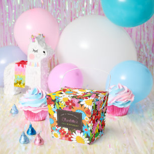 Ballotins Fête d'anniversaire au jardin de fleurs printanièr