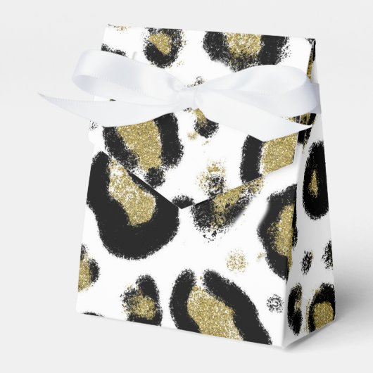 Ballotins Fête d'anniversaire avec impression de léopard gué (Verso)