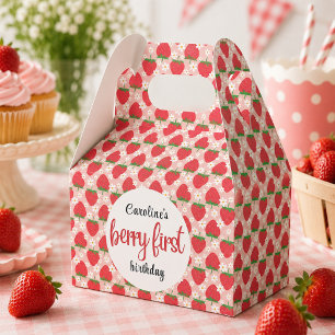 Ballotins Fête d'anniversaire Berry Sweet Strawberry 1 an