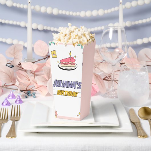 Ballotins Fête d'anniversaire colorée (Mariage)