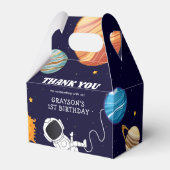 Ballotins Fête d'anniversaire d'astronaute de l'espace (Verso)