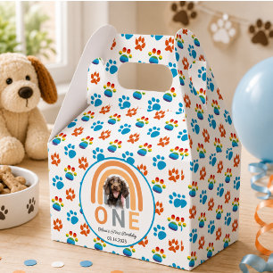 Ballotins Fête d'anniversaire de 1 an avec un chien adorable