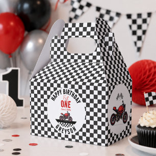 Ballotins Fête d'anniversaire de 1 an pour un garçon moto ra