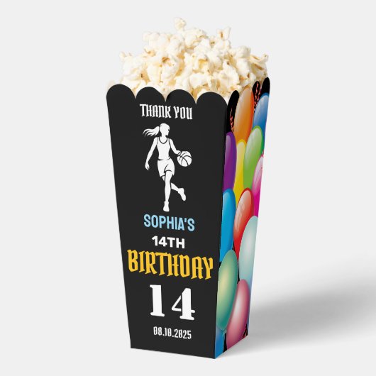 Ballotins Fête d'anniversaire de basket-ball, Joueuse de bas (Sauté)