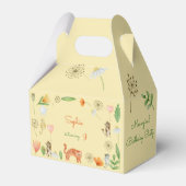 Ballotins fête d'anniversaire de chats et fleurs mégalithiqu (Verso)