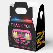 Ballotins Fête d'anniversaire de fille de police rose mou (Ouvert)