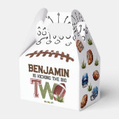 Ballotins Fête d'anniversaire de football (Arrière)