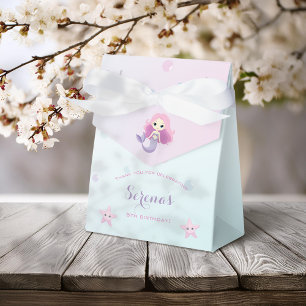 Ballotins Fête d'anniversaire de la mignonne fille sirène
