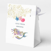 Ballotins Fête d'anniversaire de la sirène d'aquarelle (Arrière)